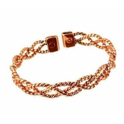 Ladies lace Design Magnetic Copper Bracelet-0
