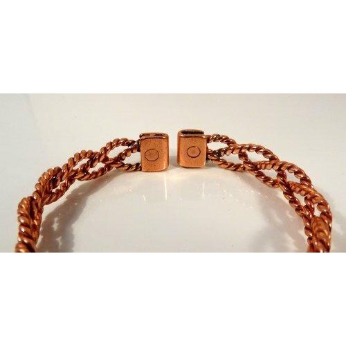 Ladies lace Design Magnetic Copper Bracelet-4