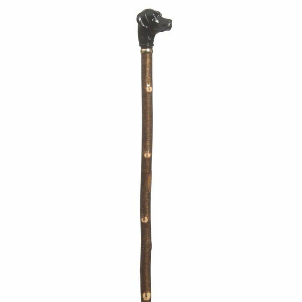 Black Labrador Golden Retriever Dog Head long Trekking Hiking Pole-2