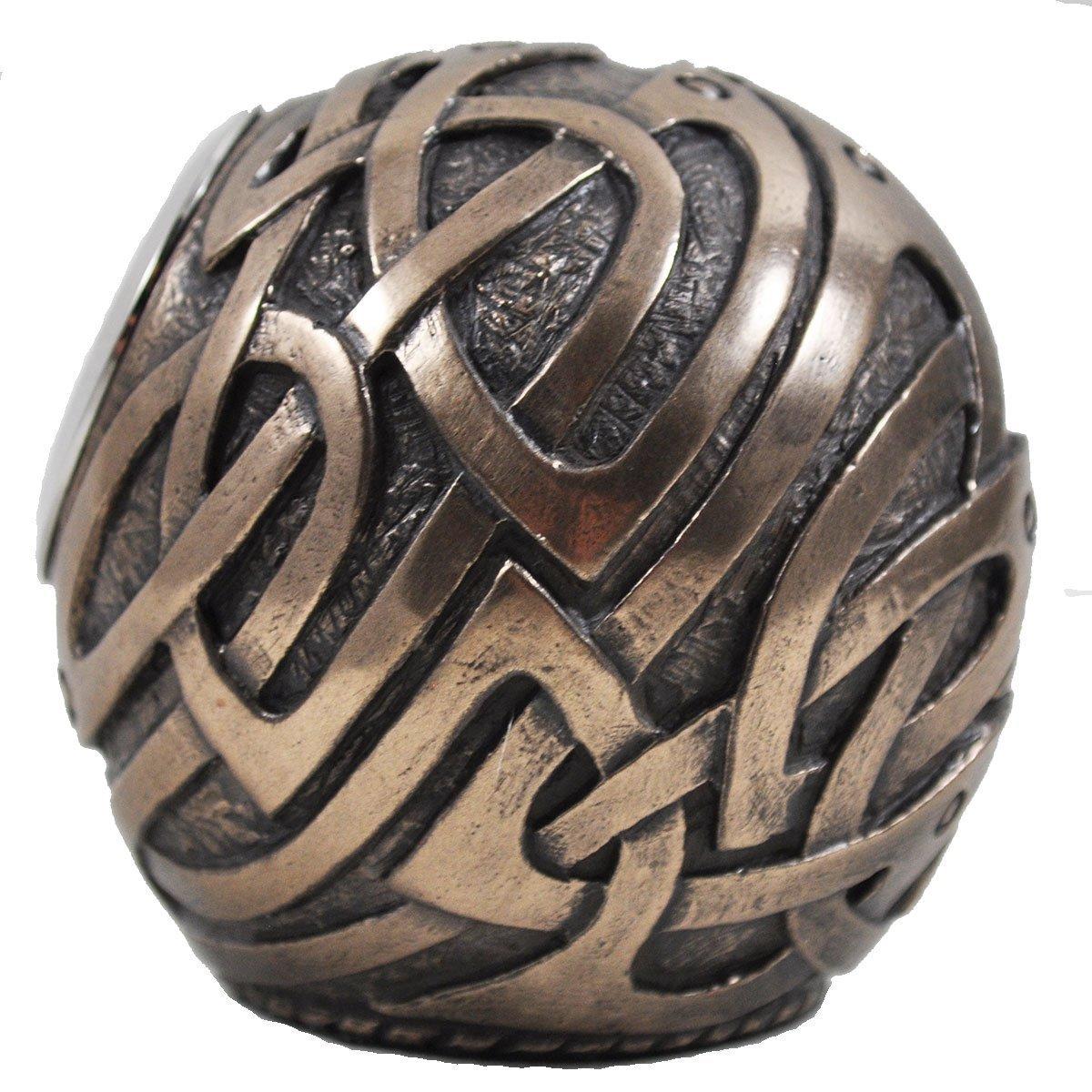 Metal free standing Celtic Style Ball Clock-1