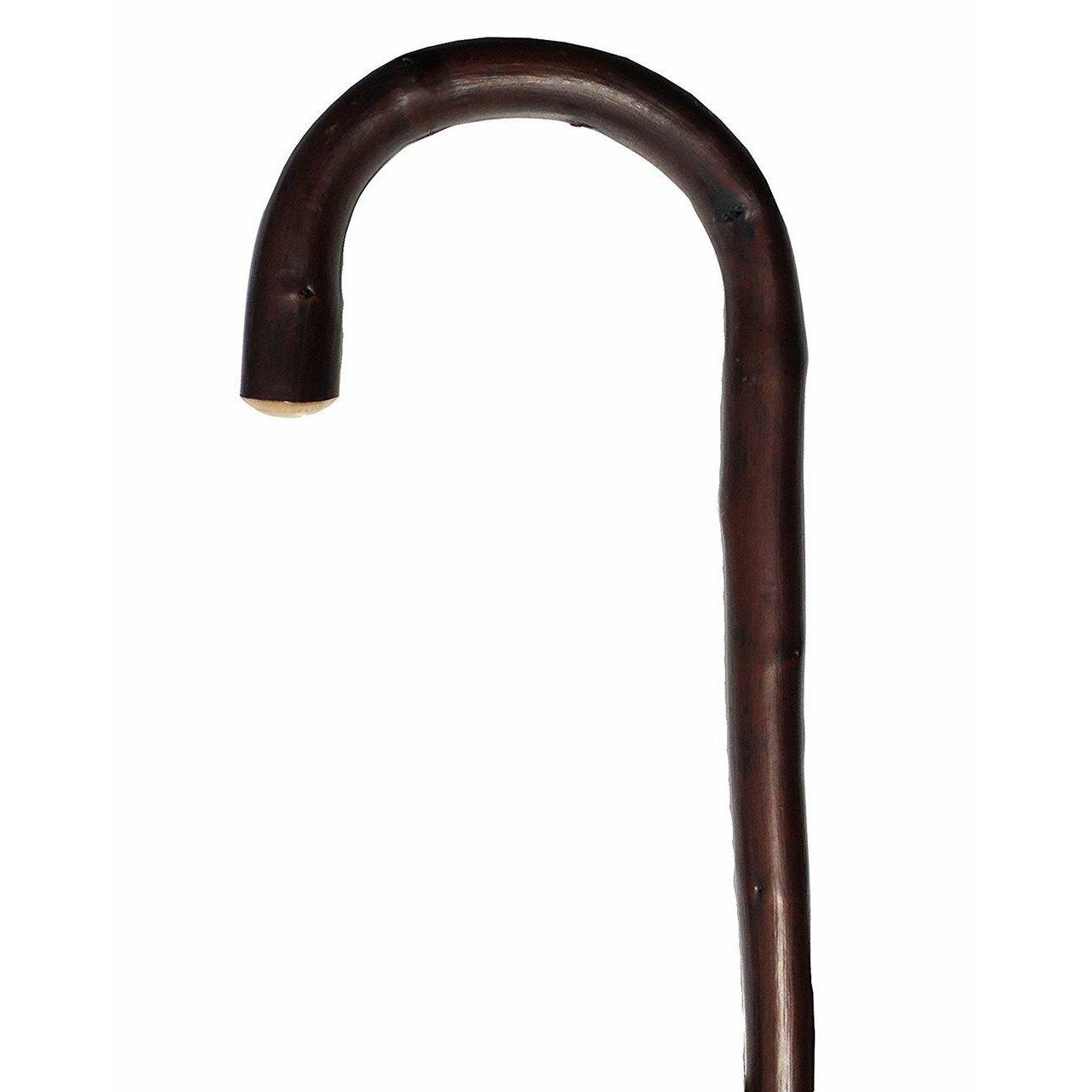 The Online Bazaar Gentlemen's Chestnut Crook Walking Stick-1