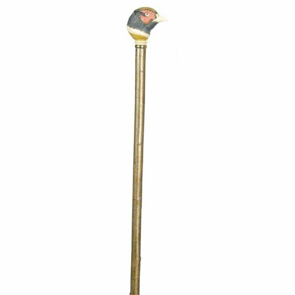 Hand Painted pheasant/Game Head Long Trekking/Hiking Pole-2