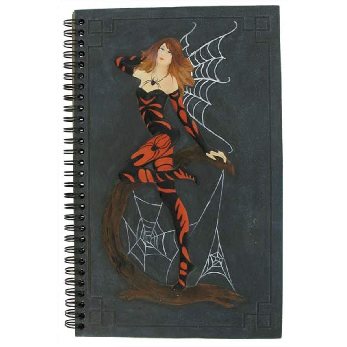 Hard Cover Hand Painted Spider Fairy Notebook/Diary-0