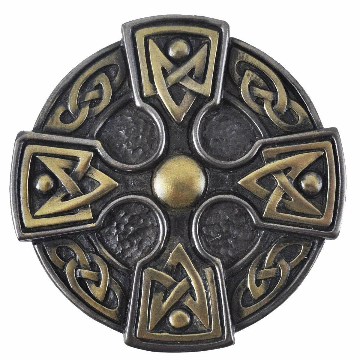 The Online Bazzar Hand Painted Celtic Design Cross Trinket Box-3