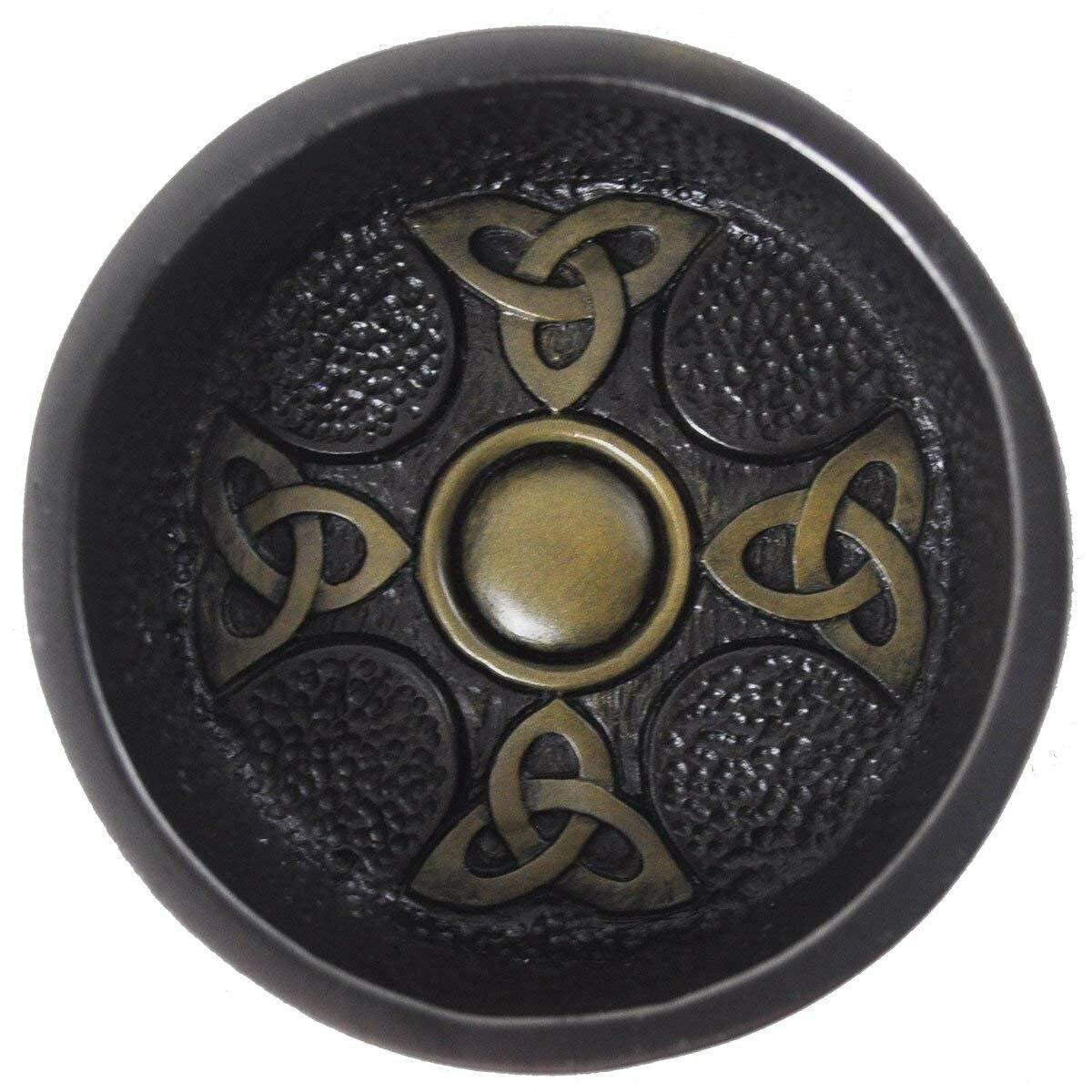 The Online Bazzar Hand Painted Celtic Design Cross Trinket Box-4