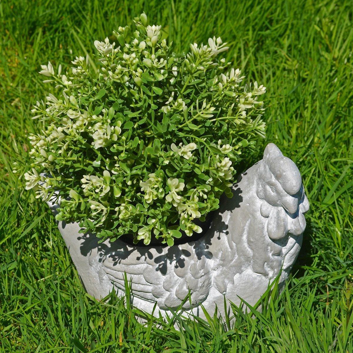 The Online Bazaar A Charming Chicken garden planter/Ornamental planter/Flower pot-2