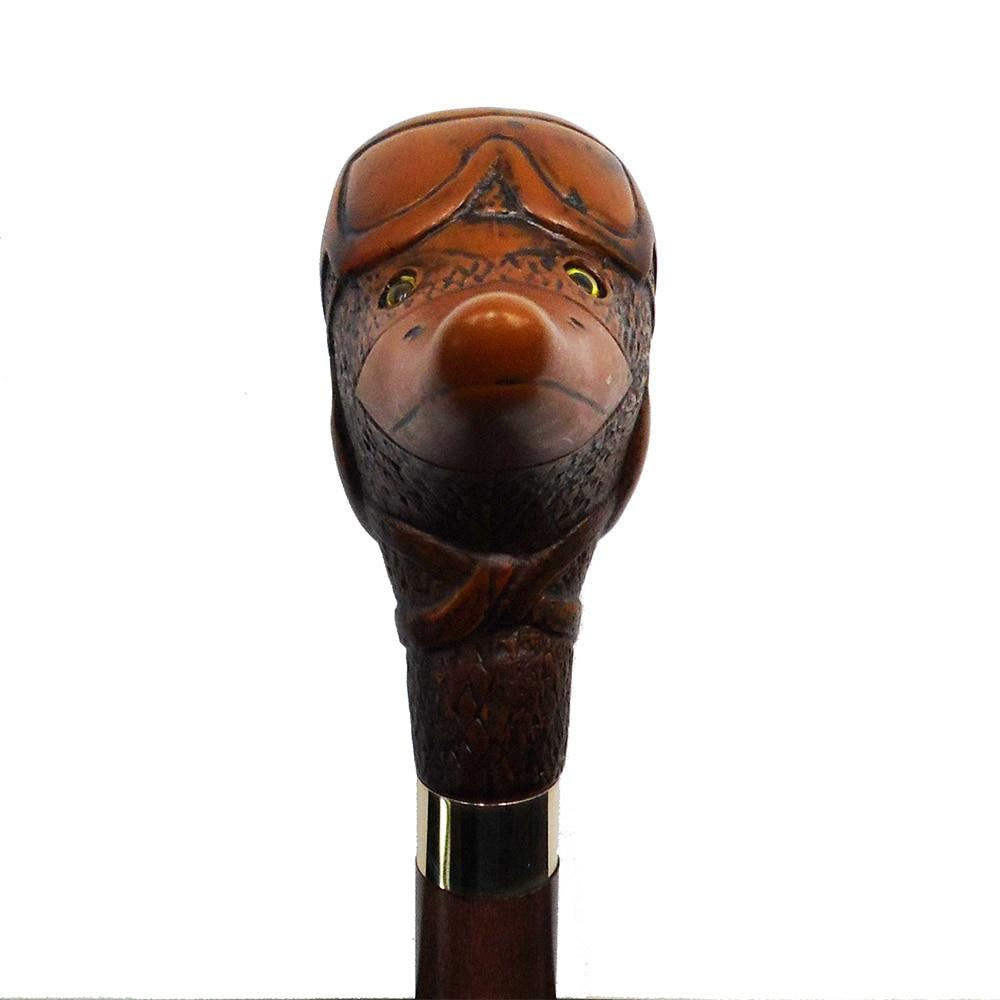 Duck Head with Flying Cap and Goggles Walking Stick Cane-2
