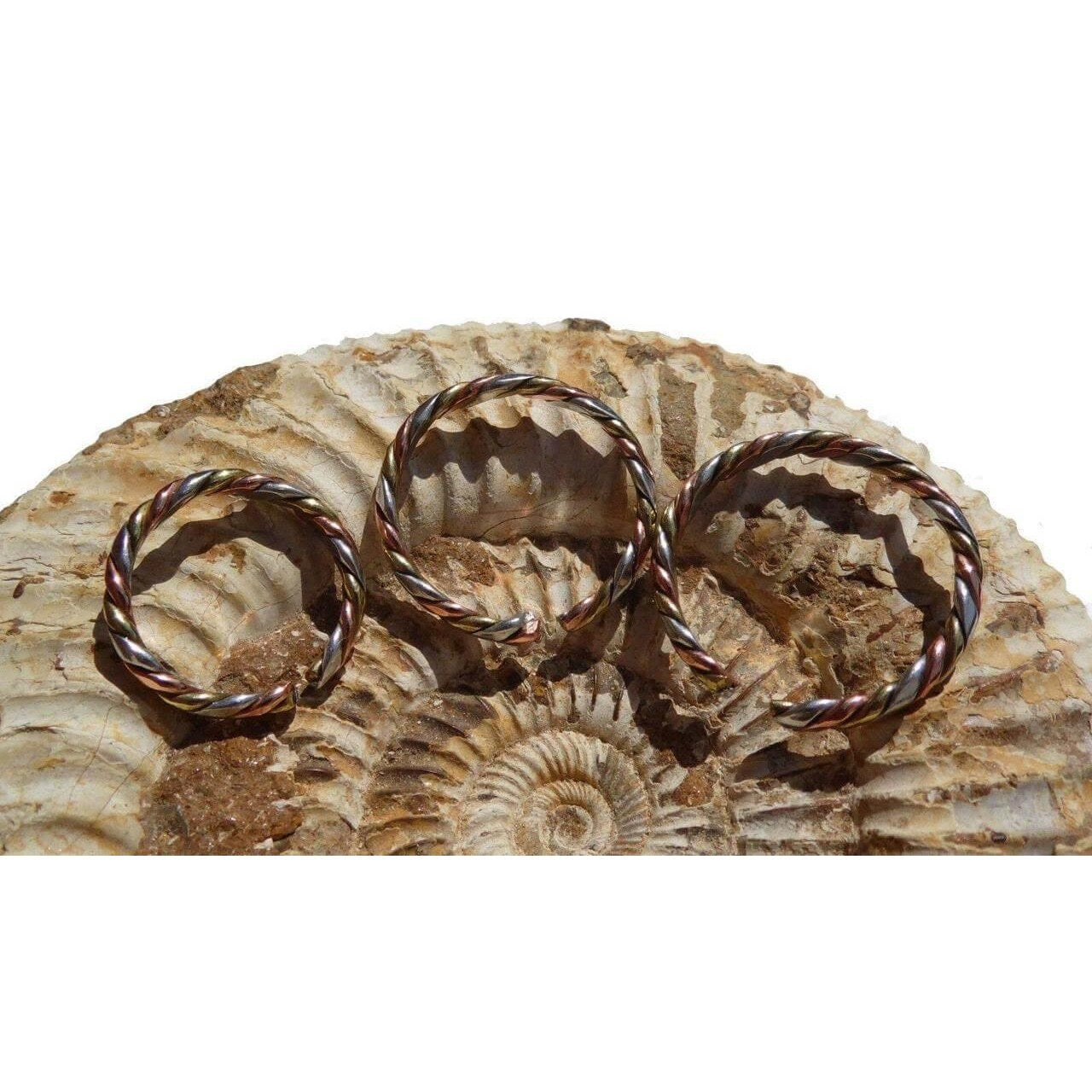 Non-Magnetic COPPER BRASS & ALUMINIUM RING Arthritis Pain Relief in 3 sizes-0