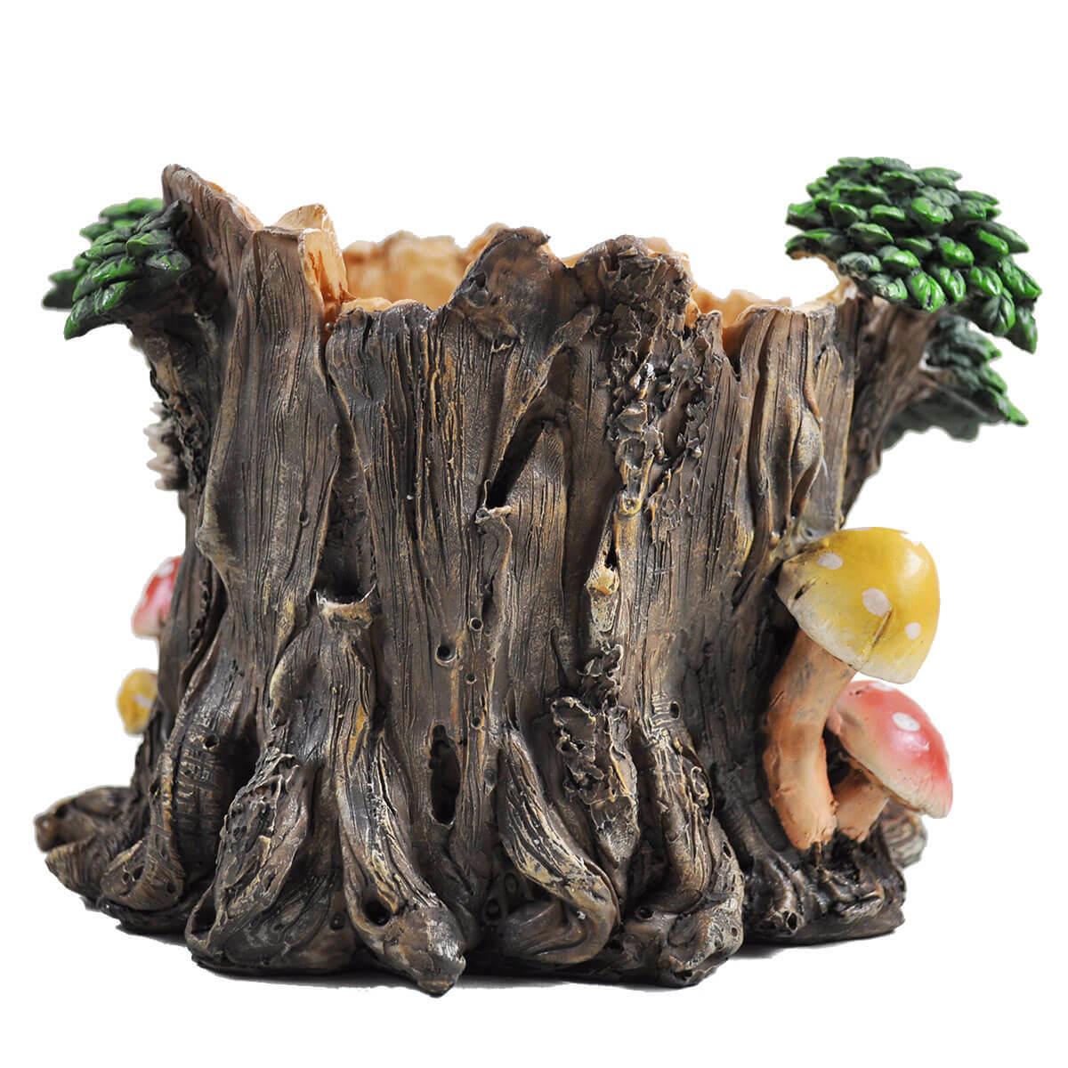 Tree Ent Face Plant Pot Holder Greenman Decorative Garden Myth Sculpture Planter-4