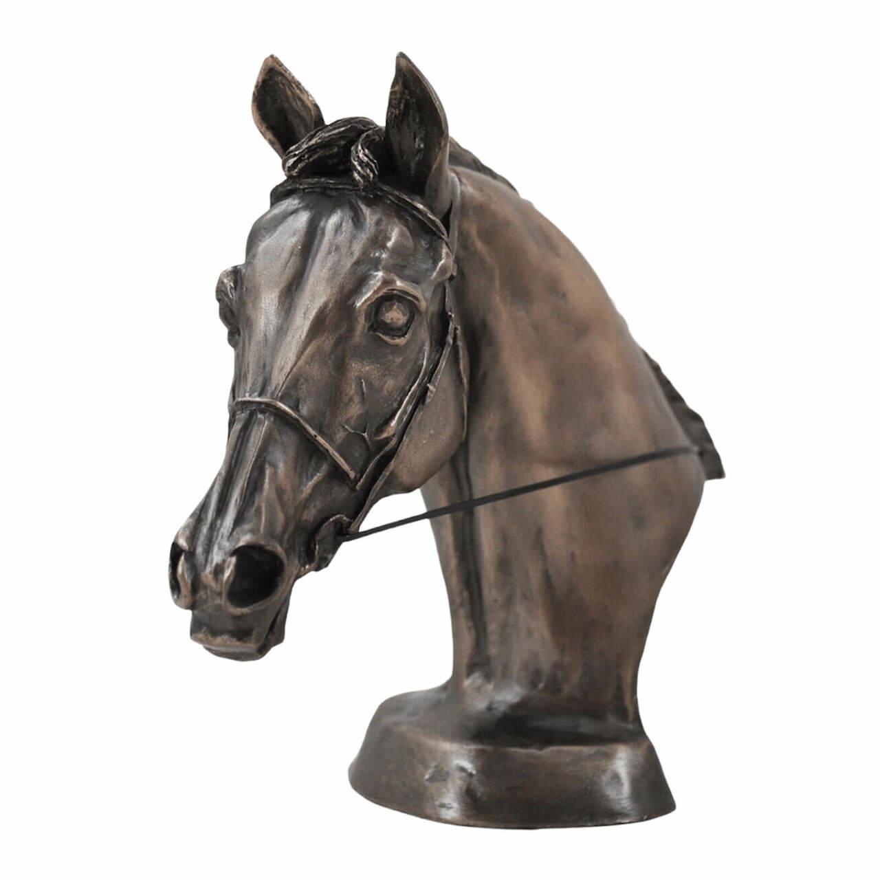Equestrian Harriet Glen Cold Cast Bronze Resin Horse Sculpture Statue Ornament.-1
