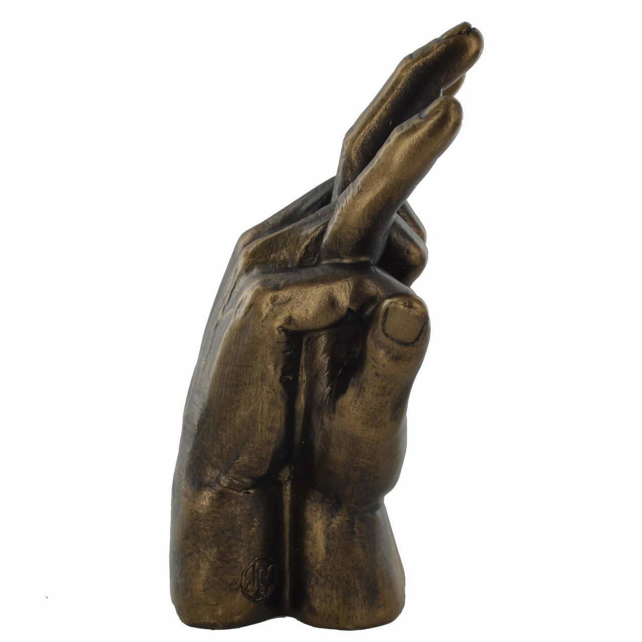 Lovers Holding Hands Sculpture Bronze Effect Anniversary Engagement Wedding Gift-3