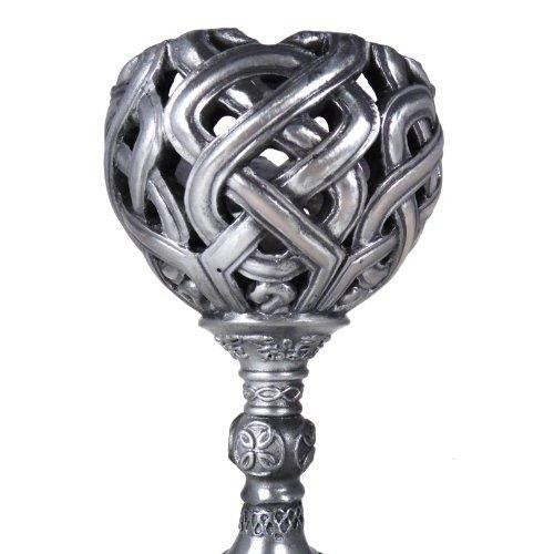 T-Light, Elegant Goblet/Chalice shaped T-Light Candle Holder in stunning Celtic knot designs.-2