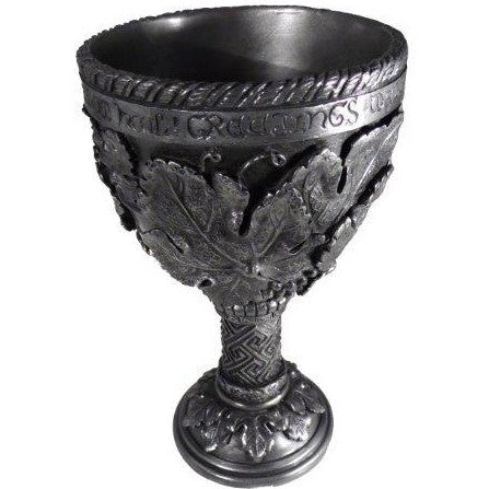 Celtic Greeting Goblet- Chalice for Pagan and Beltane rituals or as an unusual gift-1