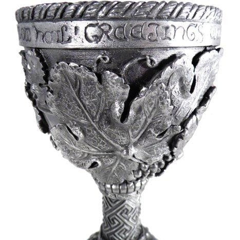 Celtic Greeting Goblet- Chalice for Pagan and Beltane rituals or as an unusual gift-2