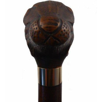 Hare Head Formal Collector Ambulists Victorian Edwardian Era Novelty Walking Cane Stick-1
