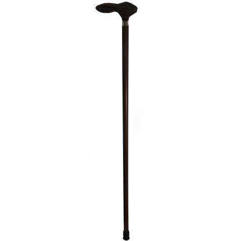 Hare Head Formal Collector Ambulists Victorian Edwardian Era Novelty Walking Cane Stick-5