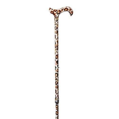 Jaguar Print Height Adjustable Derby Handle Walking stick /Cane/ Fashion Accessory-1