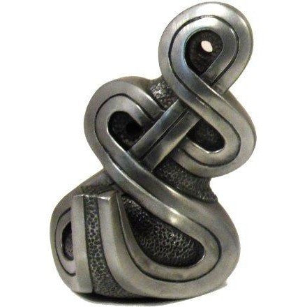Set of Three Silver Finish Cold Cast Bronze Celtic Knot Hooks Set-2