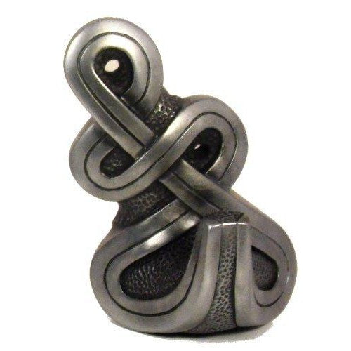 Set of Three Silver Finish Cold Cast Bronze Celtic Knot Hooks Set-3