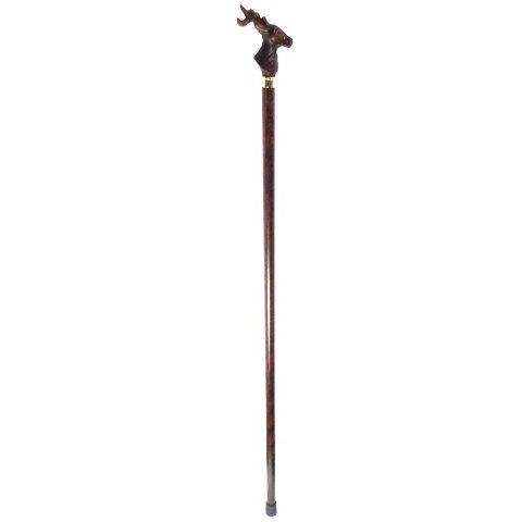 Deer Stag with Antlers Walking Cane Stick-0