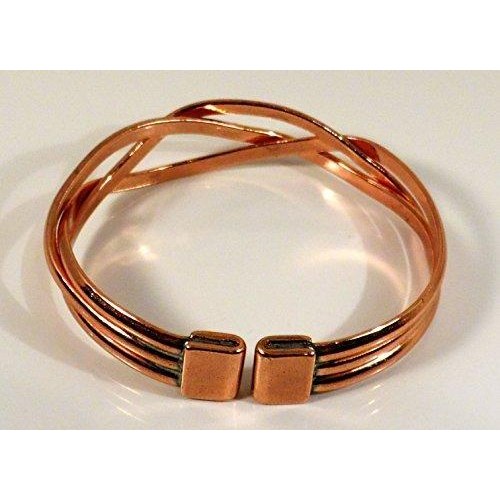 Stylish Pure Copper Magnetic Bracelet With Powerful Duel Magnets-3