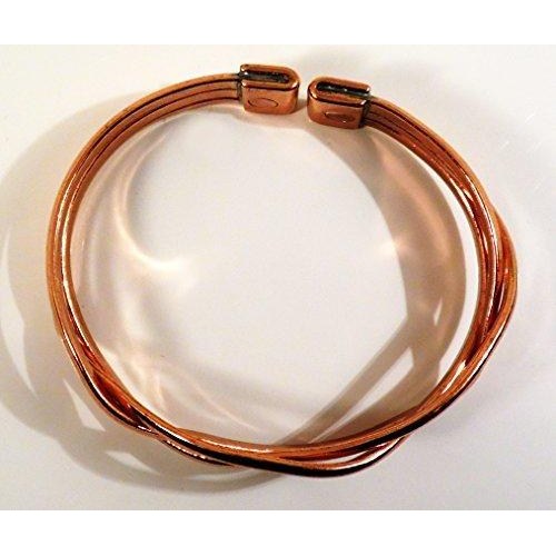 Stylish Pure Copper Magnetic Bracelet With Powerful Duel Magnets-1