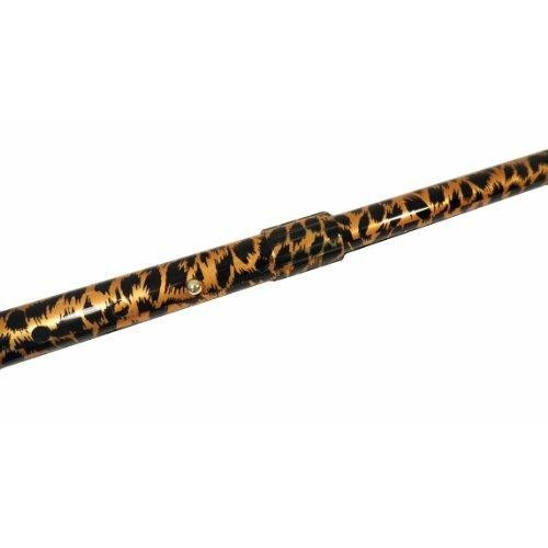 Golden Leopard Print Height Adjustable Derby Handle Walking stick /Cane/ Fashion Accessory-1