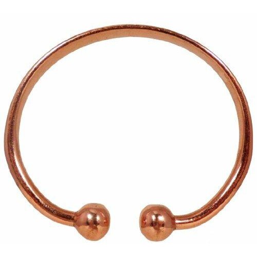 Unisex Magnetic Copper Therapy Torque Bracelet and Magnetic Copper Plain Ring set-1