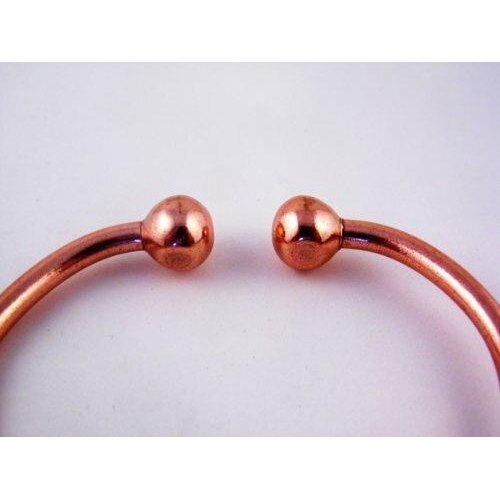 Unisex Magnetic Copper Therapy Torque Bracelet and Magnetic Copper Plain Ring set-3