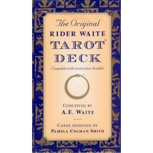 The Rider Waite Tarot Cards/Deck and A Hand Carved Wooden Tarot Box-2
