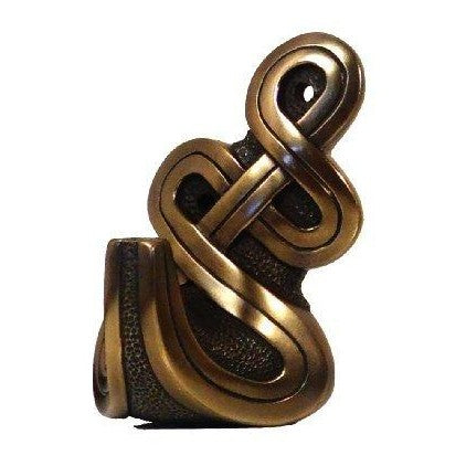 Set of Three Bronze Finish Cold Cast Bronze Celtic Knot Hooks Set-2