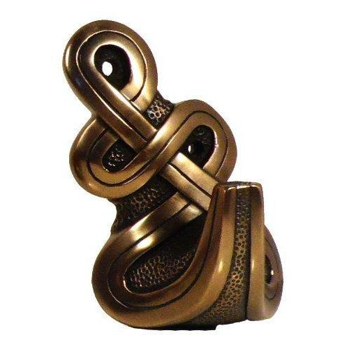 Set of Three Bronze Finish Cold Cast Bronze Celtic Knot Hooks Set-3