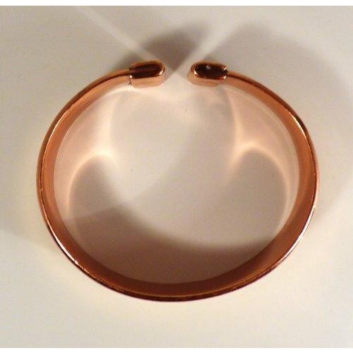 Ladies or Gents Magnetic Copper and Brass Lines Bracelet-0